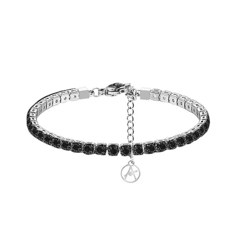 Bracciale Tennis in Argento 925 con Zirconi Multicolore